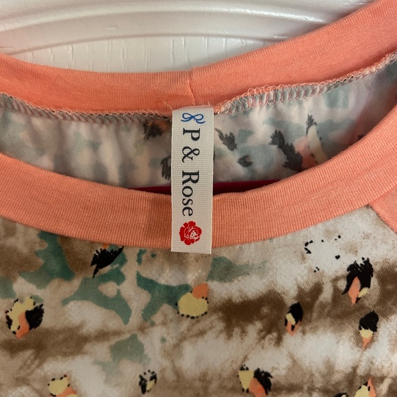 Women’s Peach Animal Print Tunic Size Large NWT - Picture 3 of 5